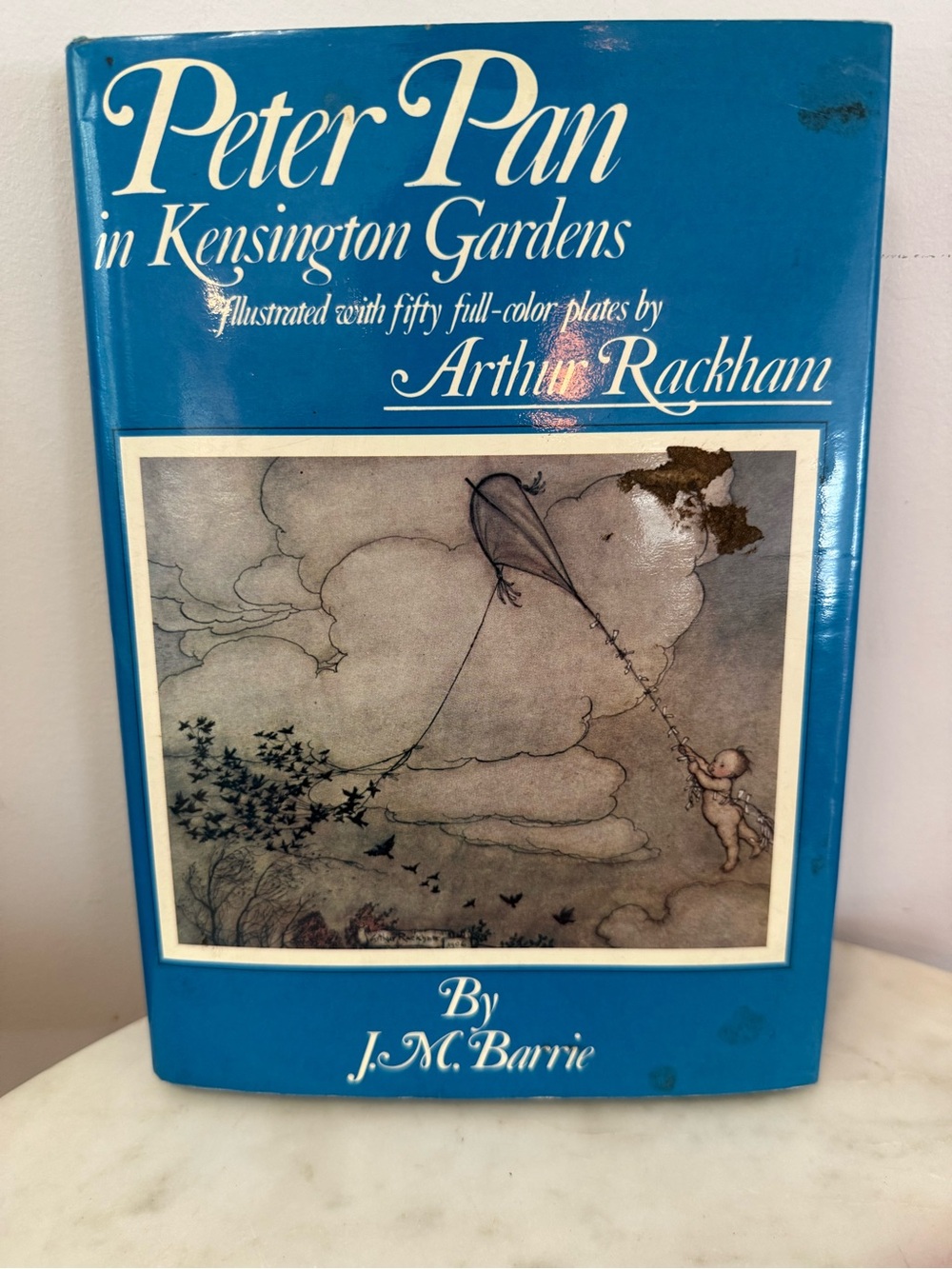 Fine 1975 Peter Pan Kensington Gardens Book J M Barrie 50 Plates Arthur Rackham